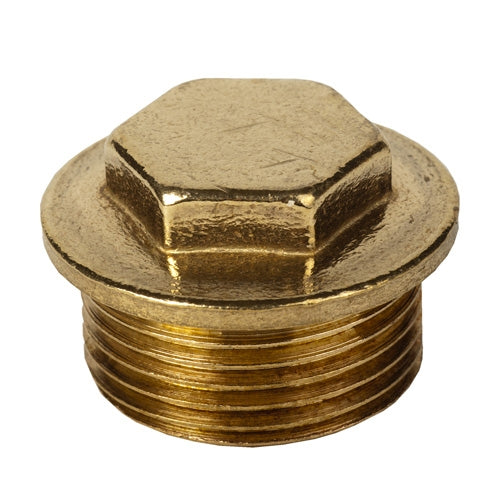 Brass Blank Plug 074