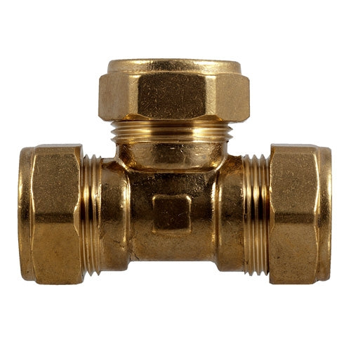 Brass Compression Combination Tee 318