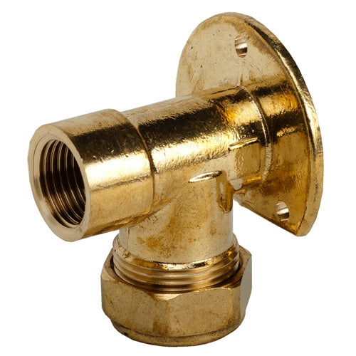 Brass Wall Plate Elbow