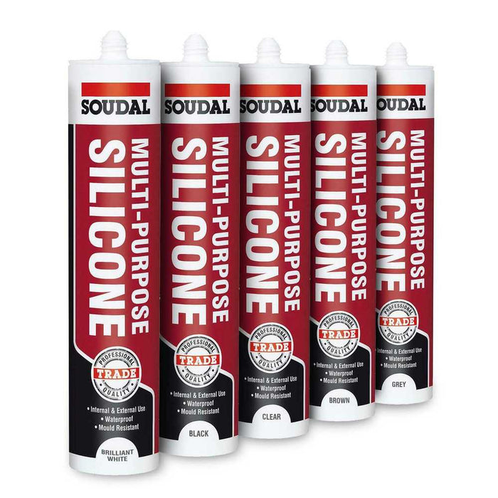 Soudal Black Multi Purpose Silicone 270ml