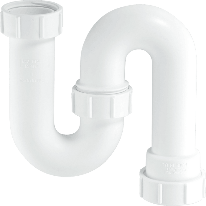 Mc Alpine Tubular Swivel ‘S’ Trap 1" 1/4" SB12