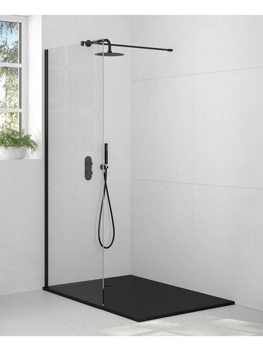 ASPECT 1200mm Wetroom Panel - Matt Black