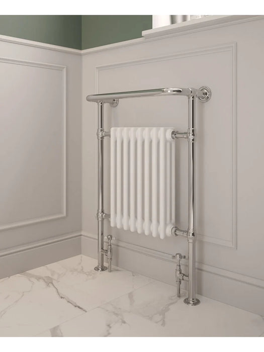 CHAPEL 1 Traditional 952x659mm Heated Towel Rail Chrome