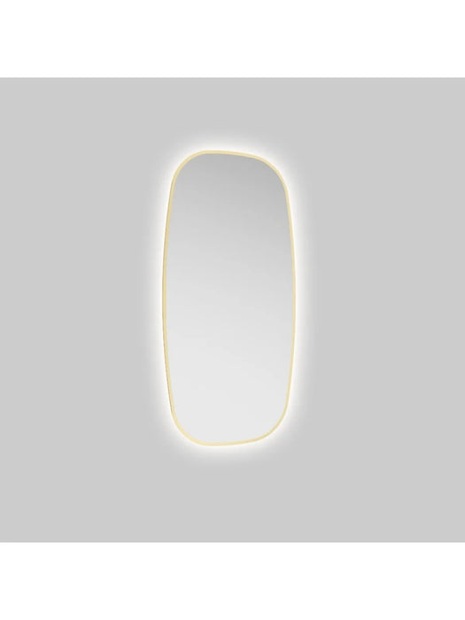 ECHO Arena Illuminated 450x900mm Mirror Brushed Gold