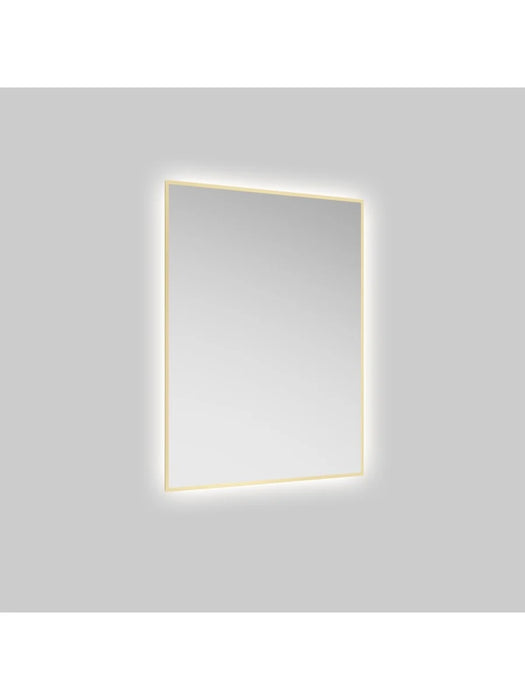 ECHO Rectangle Illuminated 600X800mm Mirror Brushed Gold