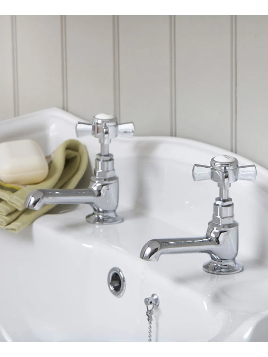 EDWARDIAN Basin Taps Chrome
