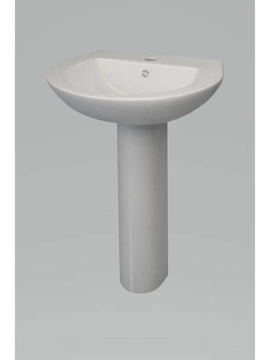 STRATA 1 Tap Hole Wash Basin & Full Pedestal