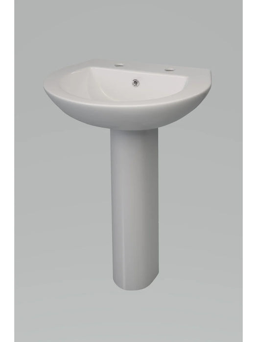 STRATA 2 Tap Hole Wash Basin & Full Pedestal