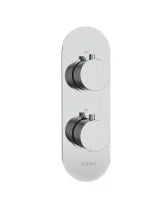 ALITA Round Dual Control 1 Outlet Shower Valve Chrome