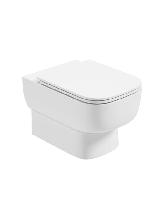 RUBIX Rimless Wall Hung WC & Gamma Slim Soft Close Seat