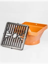 PIPELIFE 160 x 160mm Gully Hopper C/W grate