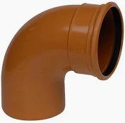 PIPELIFE 90° BEND SINGLE SOCKET 110MM