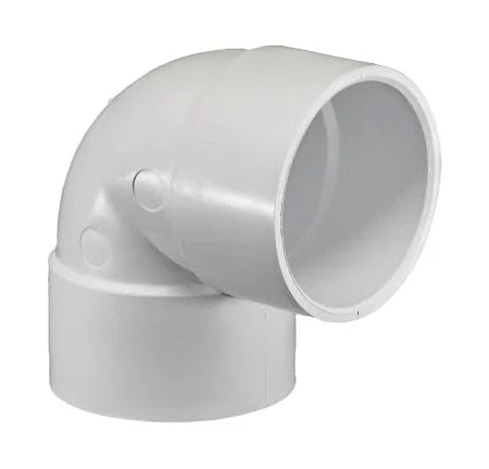 1 1/4" White Waste Bend 90°