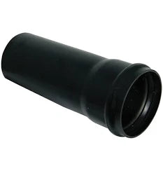BLACK 110mm SOIL PIPE - O RING IRISH