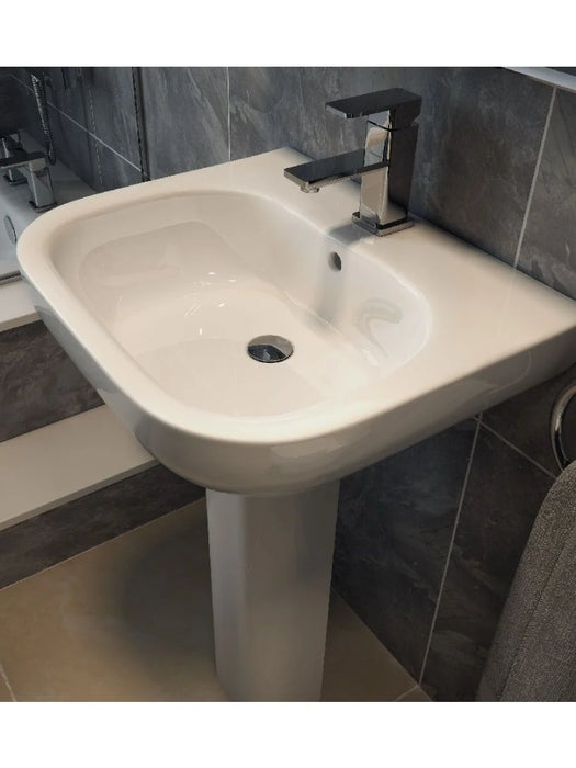 SIGMA 1 Tap Hole Wash Basin & Full Pedestal