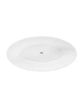 MAROVO Freestanding 1600x800mm Bath White including Waste & Overflow