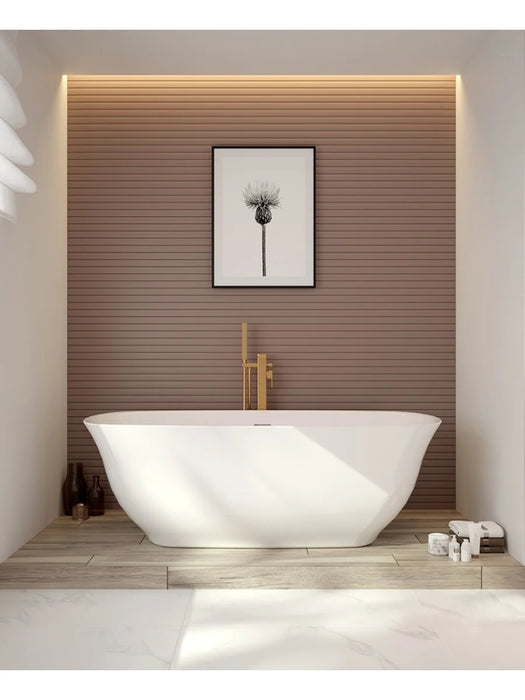 REEF Freestanding 1700x750mm Bath White including Waste & Overflow