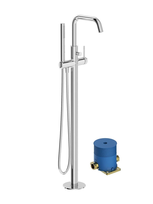 ALITA Floorstanding Bath Shower Mixer Chrome