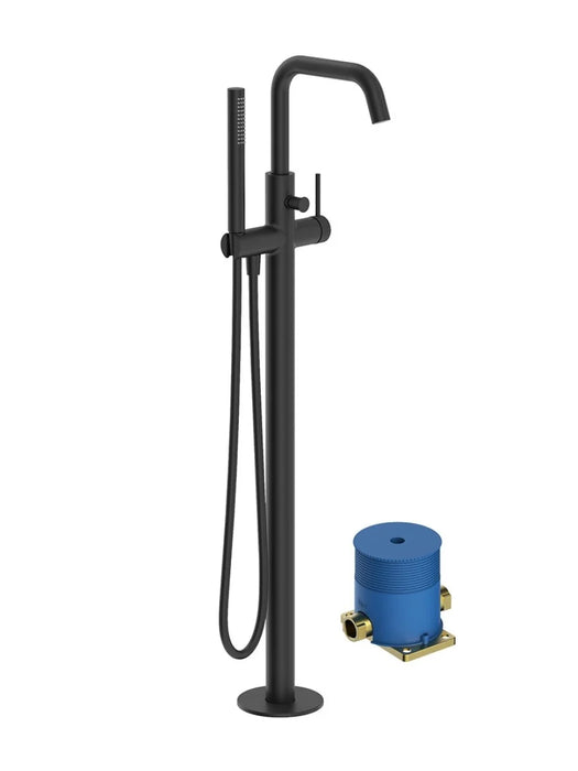 ALITA Floorstanding Bath Shower Mixer Matt Black