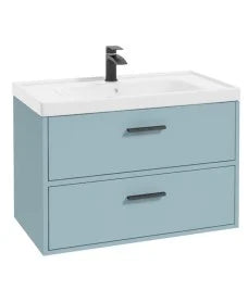 FINLAND Wall Hung  Two Drawer Vanity Unit, Colour Choice