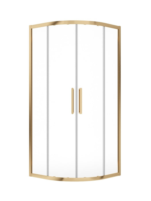 ASPECT 8mm Quadrant Shower Door Brushed Gold