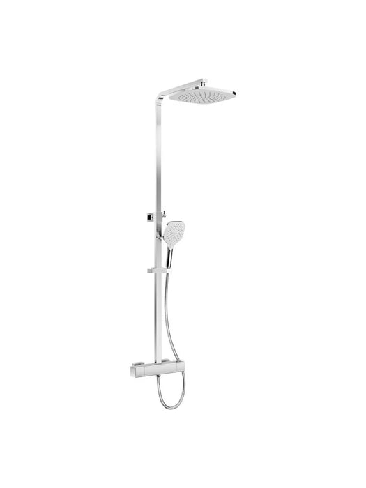 ALITA Rain Thermostatic Square Shower Kit Chrome