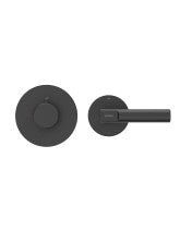 HAKK Thermostatic Concealed Shower Valve with Diverter Matt Black