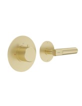 HAKK Thermostatic Concealed Shower Valve with Diverter Brushed Gold