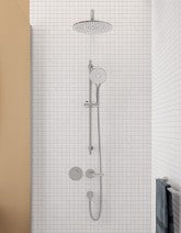 HAKK Thermostatic Shower Set 1 with Wall Arm Chrome