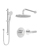 HAKK Thermostatic Shower Set 1 with Wall Arm Chrome