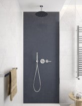 HAKK Thermostatic Shower Set 2 with Ceiling Arm Chrome