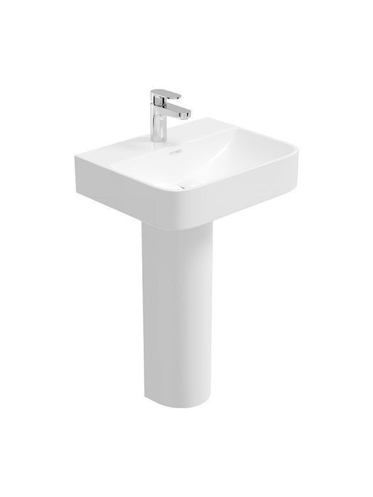 HORIZON Square 1 Tap Hole Wash Basin & Full Pedestal