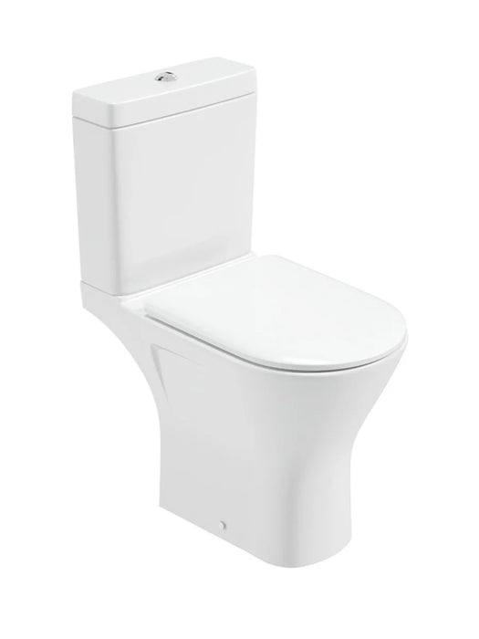 SCALA Close Coupled Open Back WC Comfort Height & Sequence Soft Close Seat