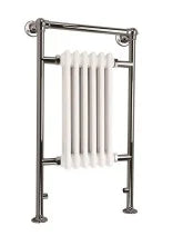 CROFT Traditional 940x474mm Heated Towel Rail Chrome