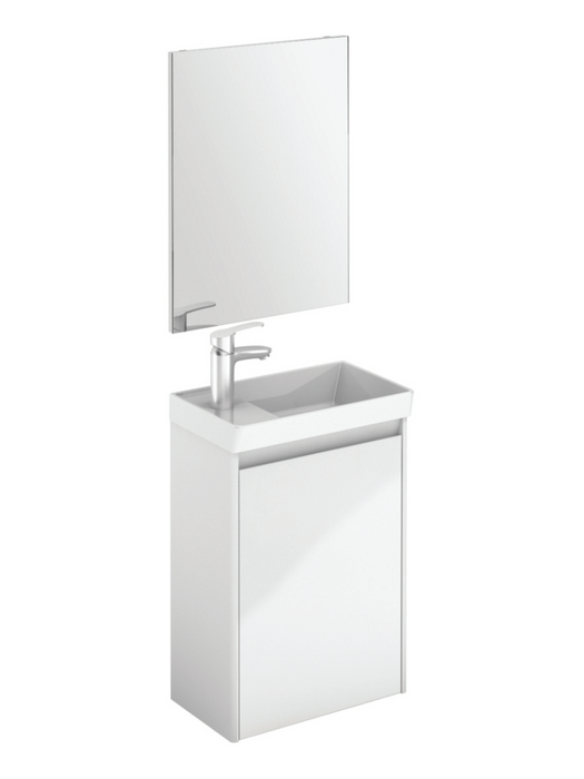 DIJON Wall Hung 45cm Single Door Cloakroom Vanity Unit