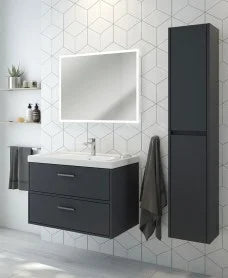 FINLAND Wall Hung  Two Drawer Vanity Unit, Colour Choice