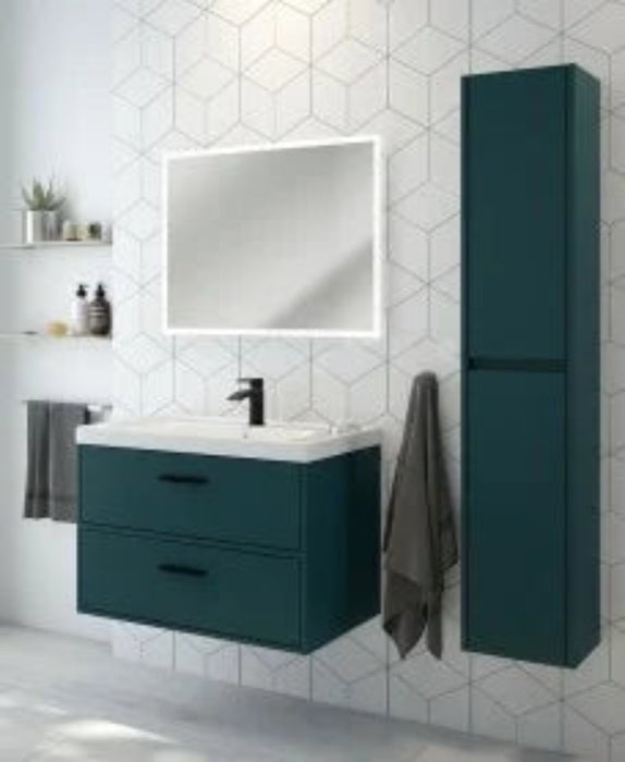 FINLAND Wall Hung  Two Drawer Vanity Unit, Colour Choice
