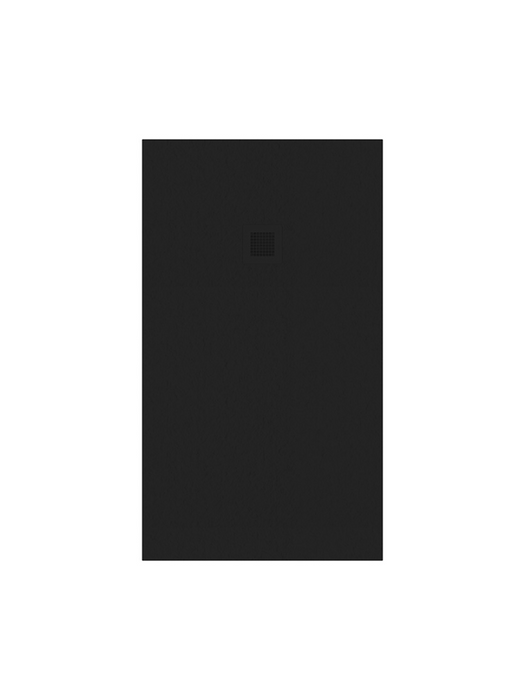 SLATE 900x800mm Rectangular Shower Tray & Waste White