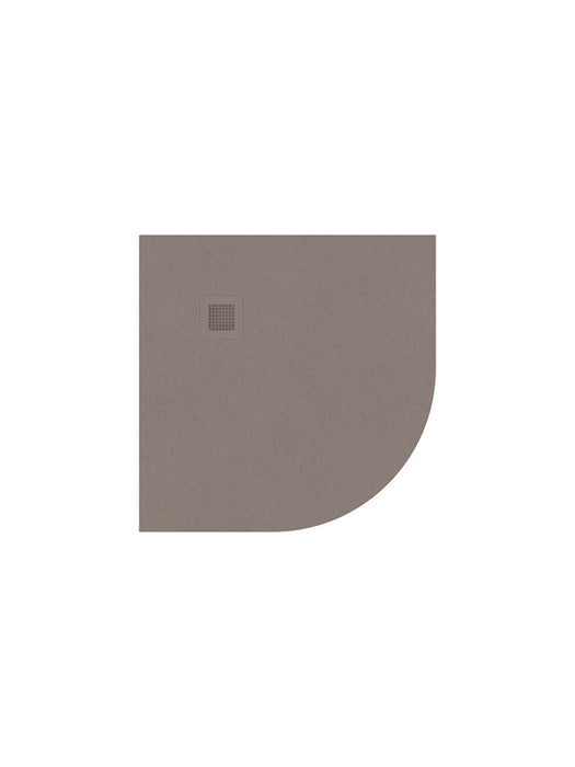 SLATE 900mm Quadrant Shower Tray & Waste White