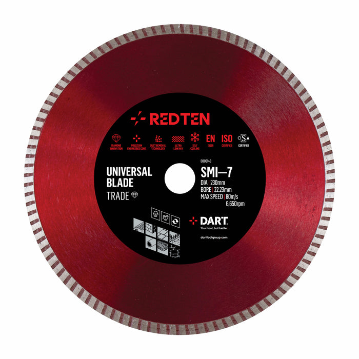 DART RED TEN TRADE SMI-7 DIAMOND BLADE 300DMM X 20B