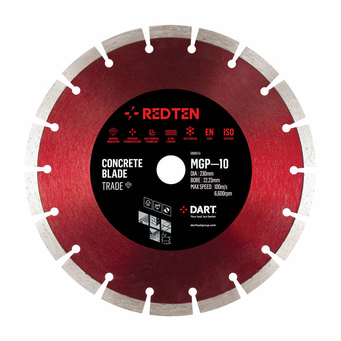 DART RED TEN TRADE MGP-10 DIAMOND BLADE 300D X 20B