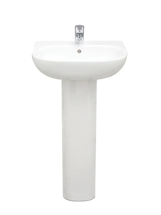 SIGMA 1 Tap Hole Wash Basin & Full Pedestal