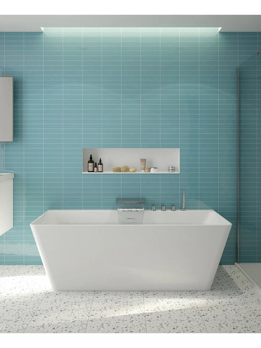 ONTARIO Freestanding 1700x750mm Bath White including Waste & Overflow