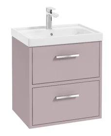 FINLAND Wall Hung  Two Drawer Vanity Unit, Colour Choice