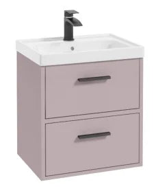 FINLAND Wall Hung  Two Drawer Vanity Unit, Colour Choice