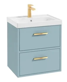 FINLAND Wall Hung  Two Drawer Vanity Unit, Colour Choice