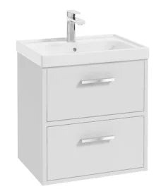 FINLAND Wall Hung  Two Drawer Vanity Unit, Colour Choice