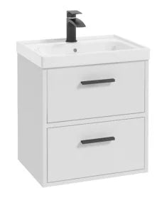 FINLAND Wall Hung  Two Drawer Vanity Unit, Colour Choice