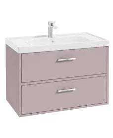 FINLAND Wall Hung  Two Drawer Vanity Unit, Colour Choice