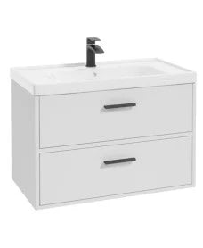 FINLAND Wall Hung  Two Drawer Vanity Unit, Colour Choice